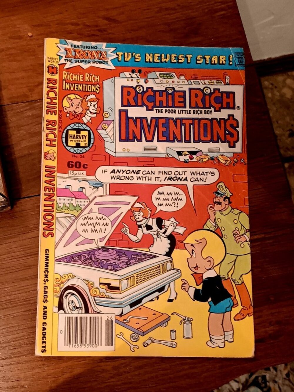 Richie Rich Inventions #26 October 1982 comic book